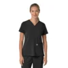 Force Cross-Flex Flex-Panel-Scrub-Oberteil mit V-Ausschnitt für Damen