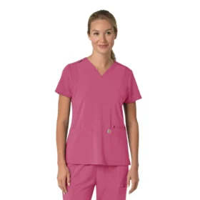 Force Cross-Flex Flex-Panel-Scrub-Oberteil mit V-Ausschnitt für Damen