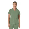 Force Cross-Flex Flex-Panel-Scrub-Oberteil mit V-Ausschnitt für Damen