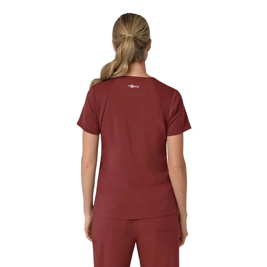 Force Cross-Flex Flex-Panel-Scrub-Oberteil mit V-Ausschnitt für Damen
