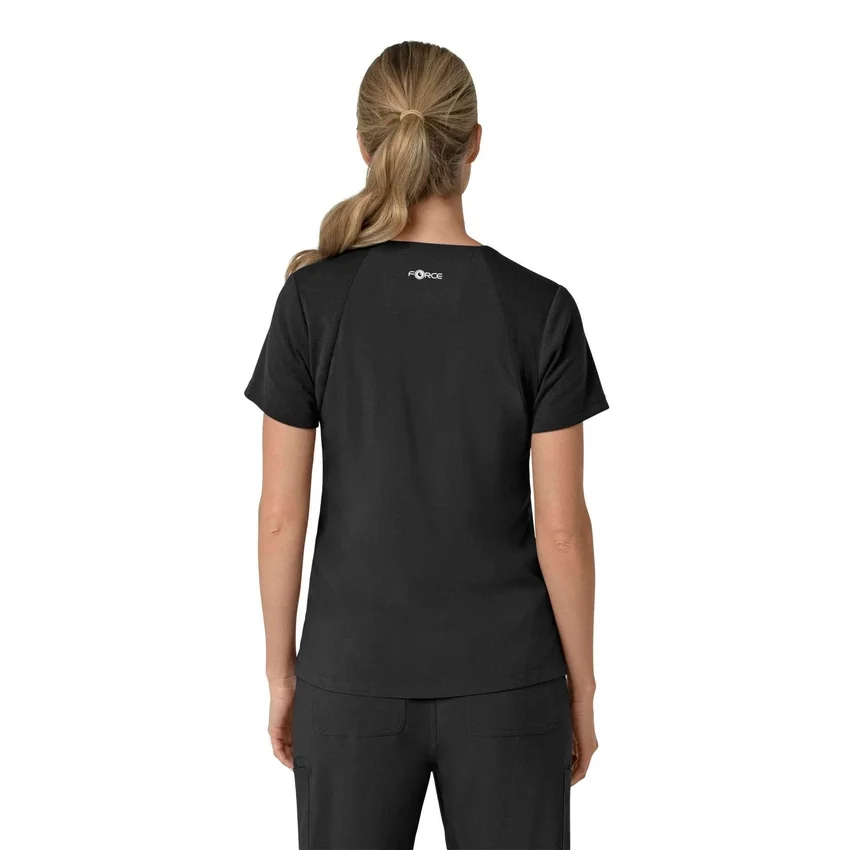 Force Cross-Flex Flex-Panel-Scrub-Oberteil mit V-Ausschnitt für Damen