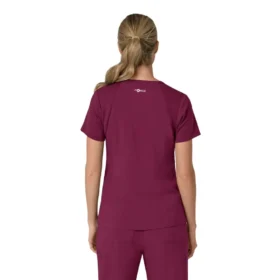 Force Cross-Flex Flex-Panel-Scrub-Oberteil mit V-Ausschnitt für Damen
