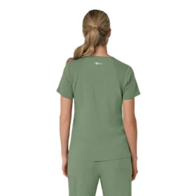 Force Cross-Flex Flex-Panel-Scrub-Oberteil mit V-Ausschnitt für Damen