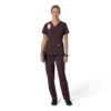 Force Cross-Flex Flex-Panel-Scrub-Oberteil mit V-Ausschnitt für Damen