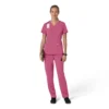 Force Cross-Flex Flex-Panel-Scrub-Oberteil mit V-Ausschnitt für Damen