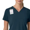 Force Cross-Flex Flex-Panel-Scrub-Oberteil mit V-Ausschnitt für Damen