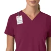 Force Cross-Flex Flex-Panel-Scrub-Oberteil mit V-Ausschnitt für Damen