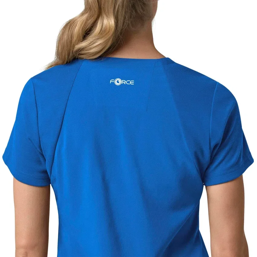 Force Cross-Flex Flex-Panel-Scrub-Oberteil mit V-Ausschnitt für Damen