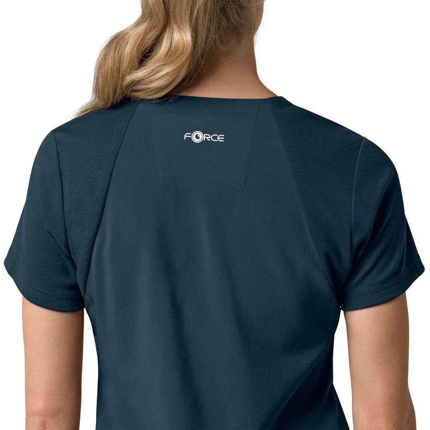 Force Cross-Flex Flex-Panel-Scrub-Oberteil mit V-Ausschnitt für Damen