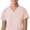 Force Cross-Flex Flex-Panel-Scrub-Oberteil mit V-Ausschnitt für Damen