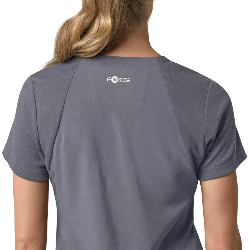 Force Cross-Flex Flex-Panel-Scrub-Oberteil mit V-Ausschnitt für Damen