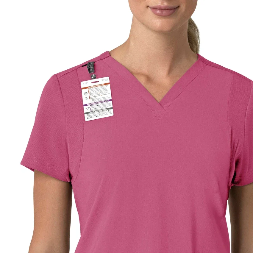Force Cross-Flex Flex-Panel-Scrub-Oberteil mit V-Ausschnitt für Damen