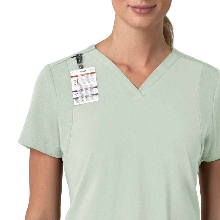 Force Cross-Flex Flex-Panel-Scrub-Oberteil mit V-Ausschnitt für Damen