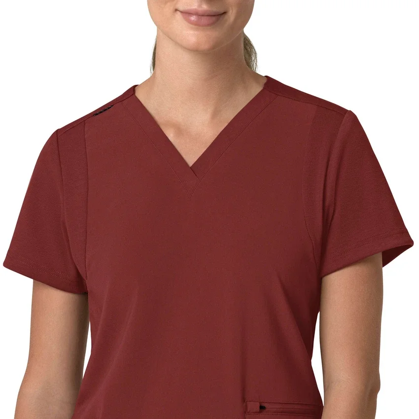 Force Cross-Flex Flex-Panel-Scrub-Oberteil mit V-Ausschnitt für Damen