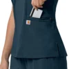 Force Cross-Flex Flex-Panel-Scrub-Oberteil mit V-Ausschnitt für Damen