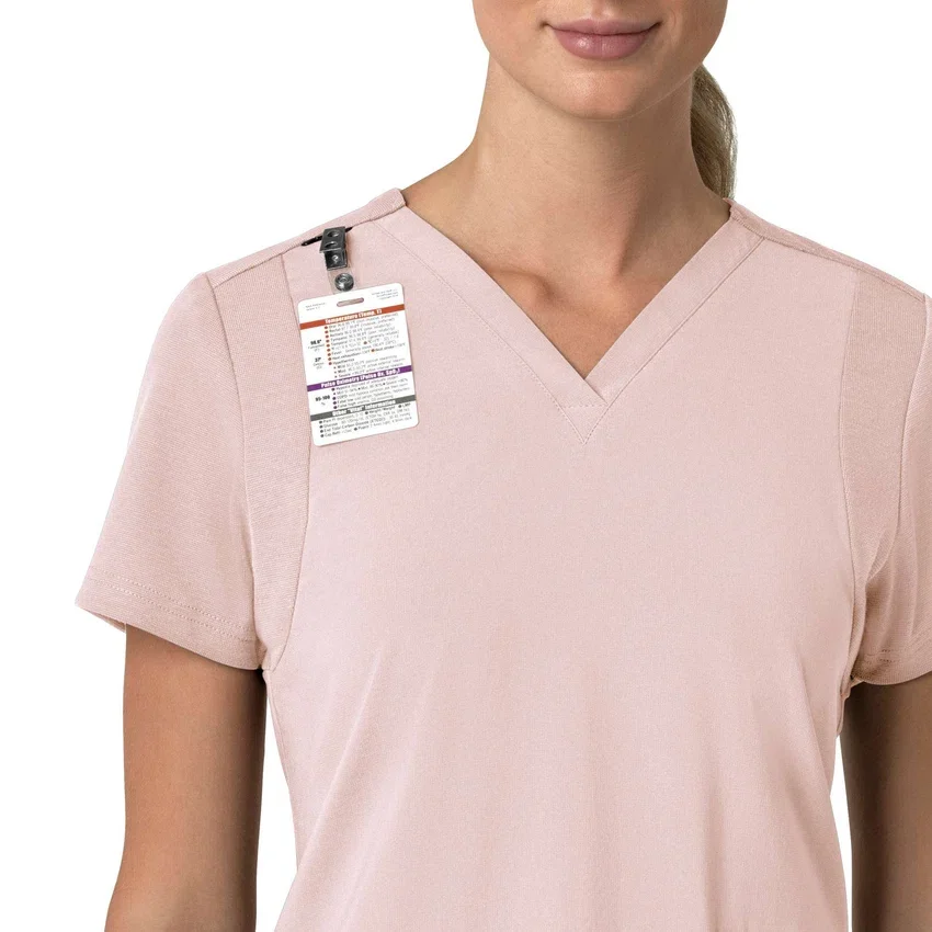Force Cross-Flex Flex-Panel-Scrub-Oberteil mit V-Ausschnitt für Damen
