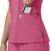 Force Cross-Flex Flex-Panel-Scrub-Oberteil mit V-Ausschnitt für Damen