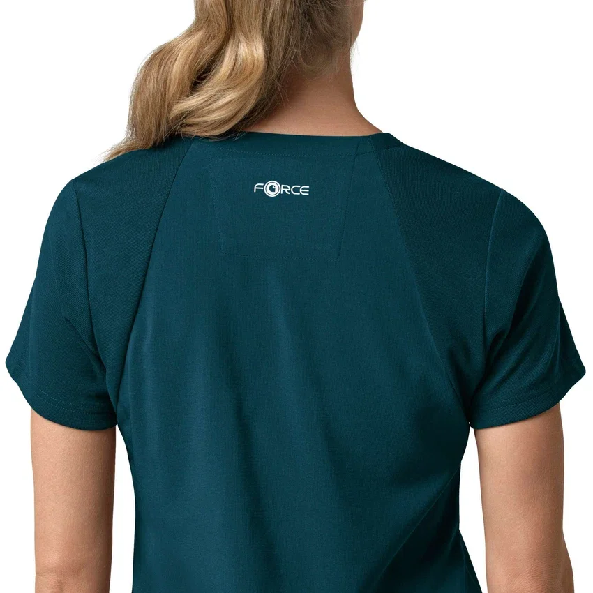 Force Cross-Flex Flex-Panel-Scrub-Oberteil mit V-Ausschnitt für Damen