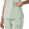 Force Cross-Flex Flex-Panel-Scrub-Oberteil mit V-Ausschnitt für Damen