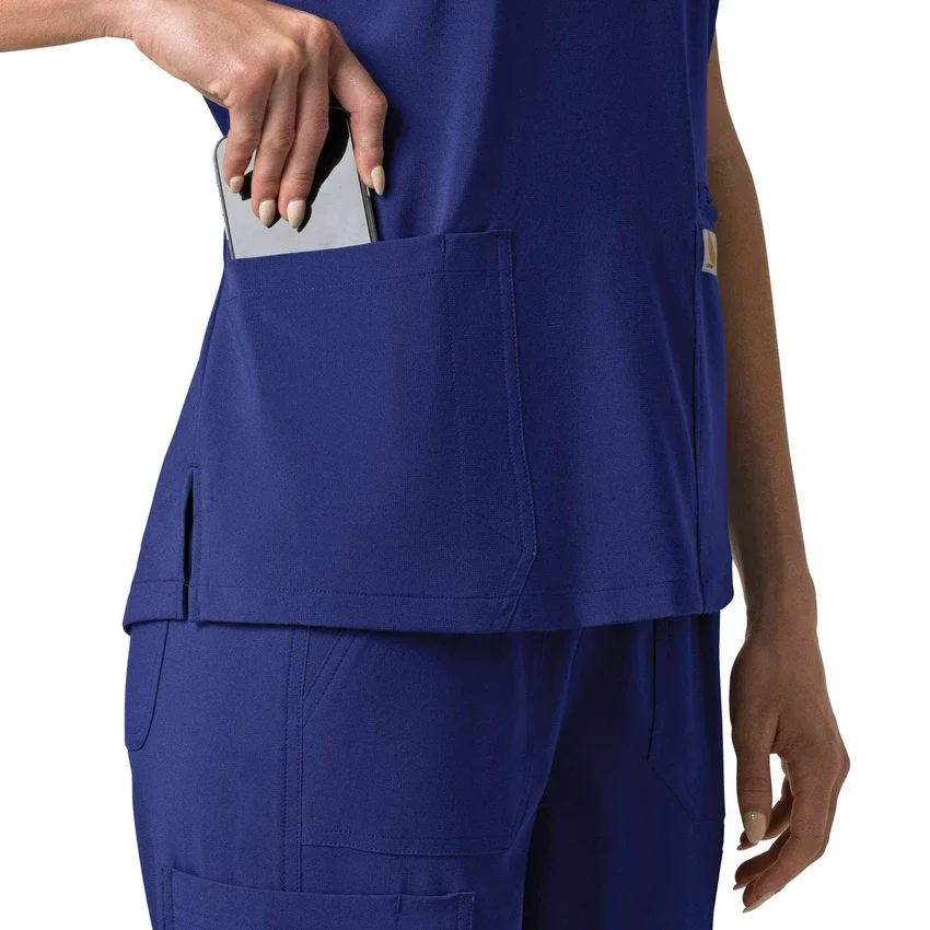 Force Cross-Flex Flex-Panel-Scrub-Oberteil mit V-Ausschnitt für Damen