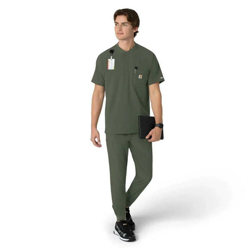 Force Cross-Flex Henley-Scrub-Oberteil für Herren