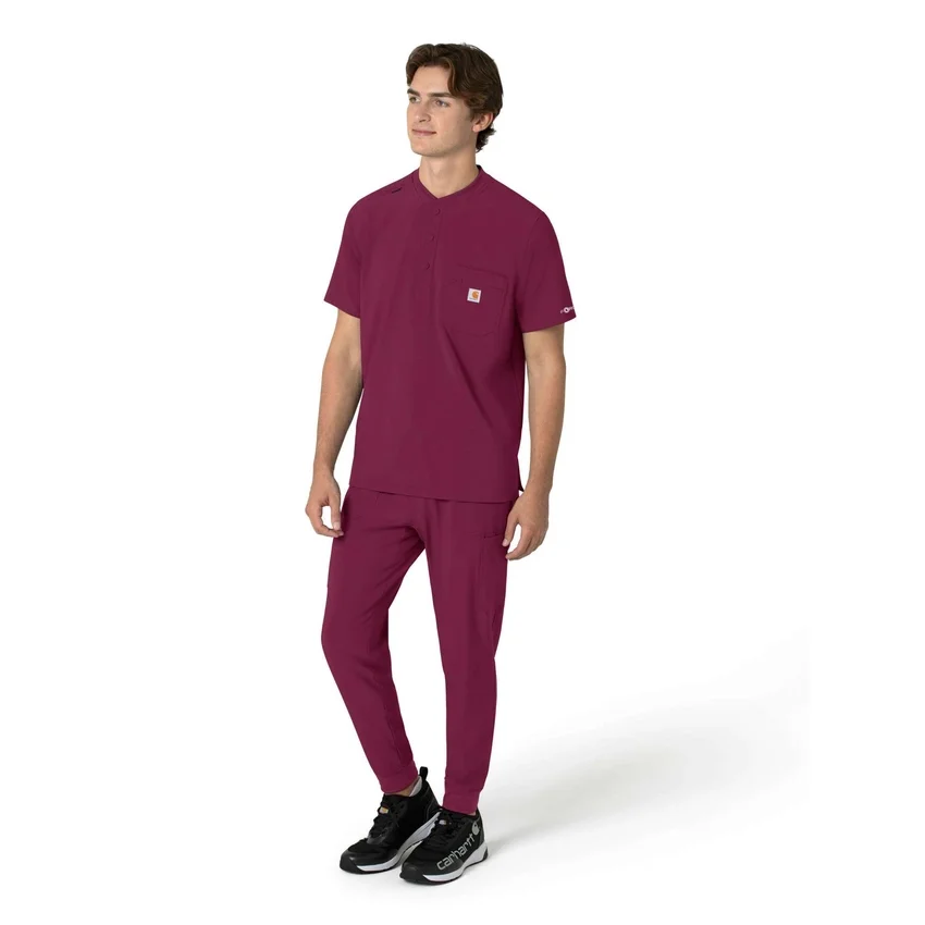 Force Cross-Flex Henley-Scrub-Oberteil für Herren