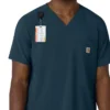 Force Cross-Flex Herren-Operationshemd mit V-Ausschnitt