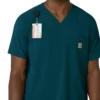 Force Cross-Flex Herren-Operationshemd mit V-Ausschnitt