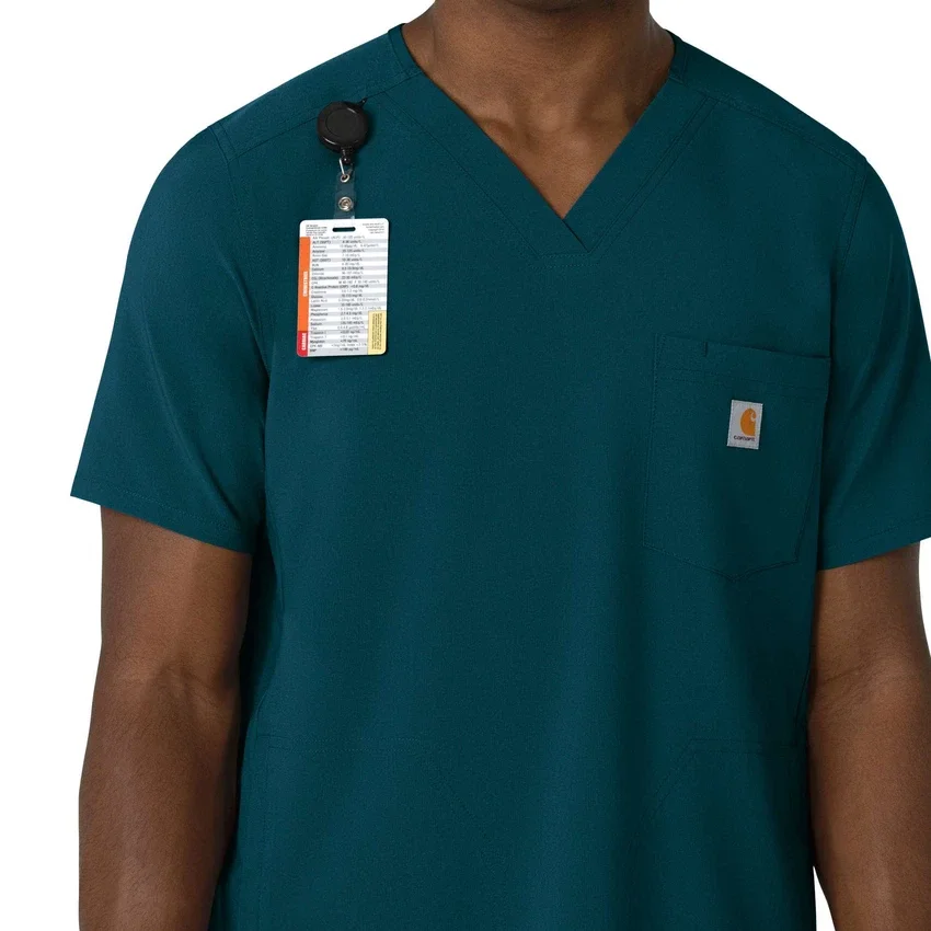 Force Cross-Flex Herren-Operationshemd mit V-Ausschnitt