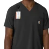 Force Cross-Flex Herren-Operationshemd mit V-Ausschnitt