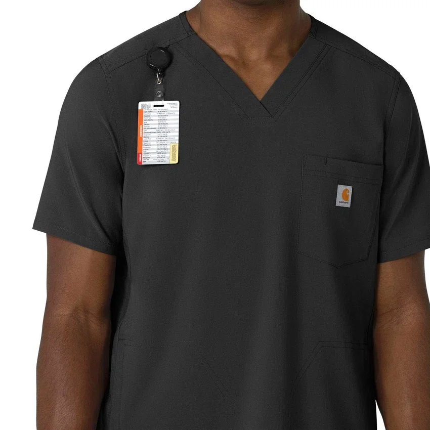 Force Cross-Flex Herren-Operationshemd mit V-Ausschnitt