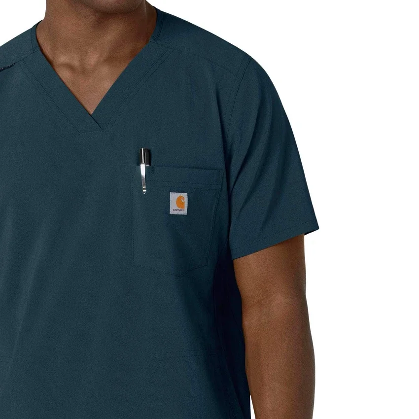 Force Cross-Flex Herren-Operationshemd mit V-Ausschnitt