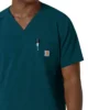 Force Cross-Flex Herren-Operationshemd mit V-Ausschnitt