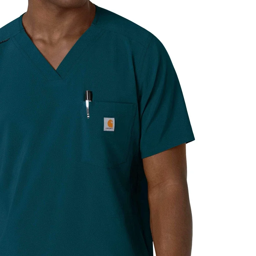 Force Cross-Flex Herren-Operationshemd mit V-Ausschnitt