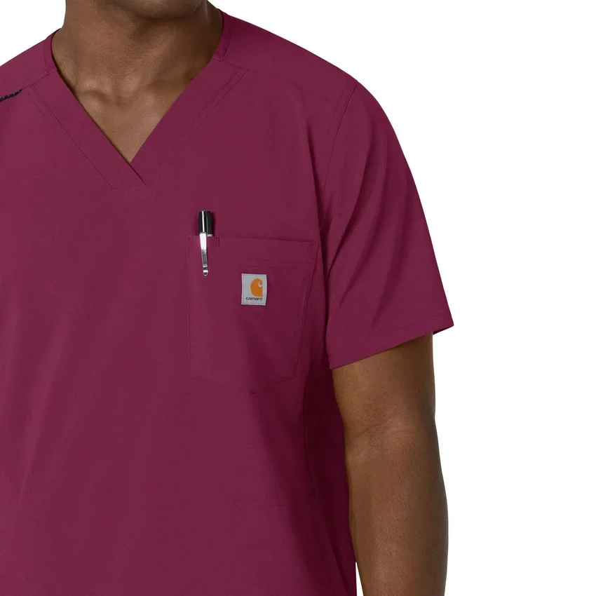 Force Cross-Flex Herren-Operationshemd mit V-Ausschnitt
