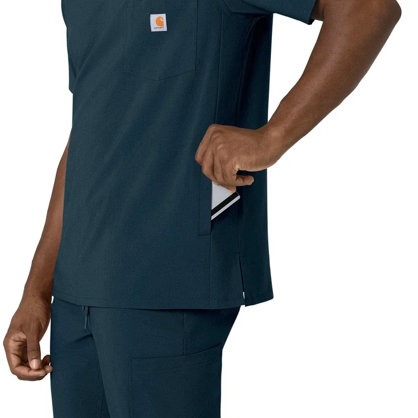 Force Cross-Flex Herren-Operationshemd mit V-Ausschnitt