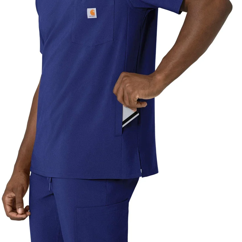 Force Cross-Flex Herren-Operationshemd mit V-Ausschnitt