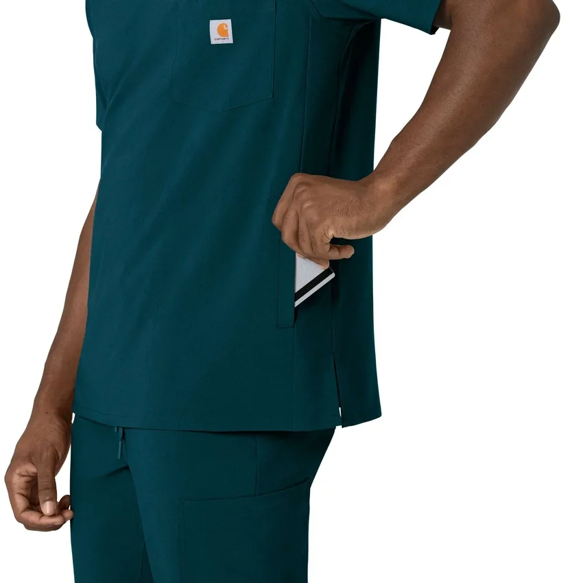 Force Cross-Flex Herren-Operationshemd mit V-Ausschnitt