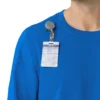 Force Cross-Flex Langarm-Scrub-Oberteil mit Rundhalsausschnitt