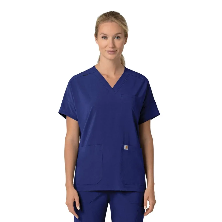 Force Cross-Flex Oversized-Obershirt mit V-Ausschnitt für Damen