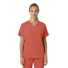 Force Cross-Flex Oversized-Obershirt mit V-Ausschnitt für Damen