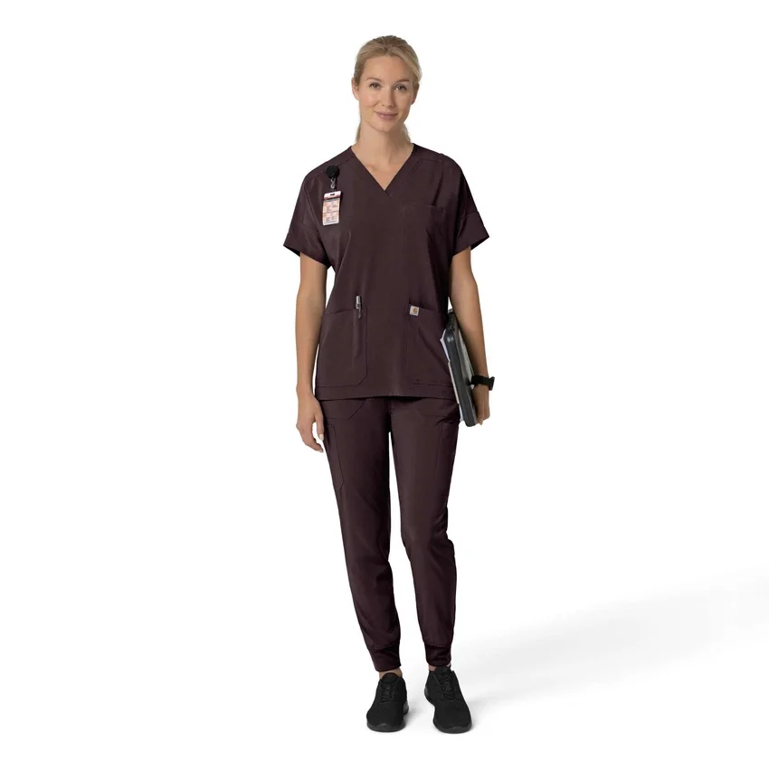Force Cross-Flex Oversized-Obershirt mit V-Ausschnitt für Damen