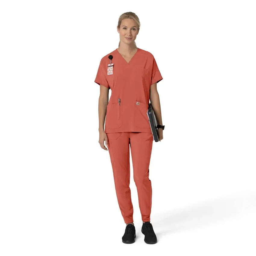 Force Cross-Flex Oversized-Obershirt mit V-Ausschnitt für Damen