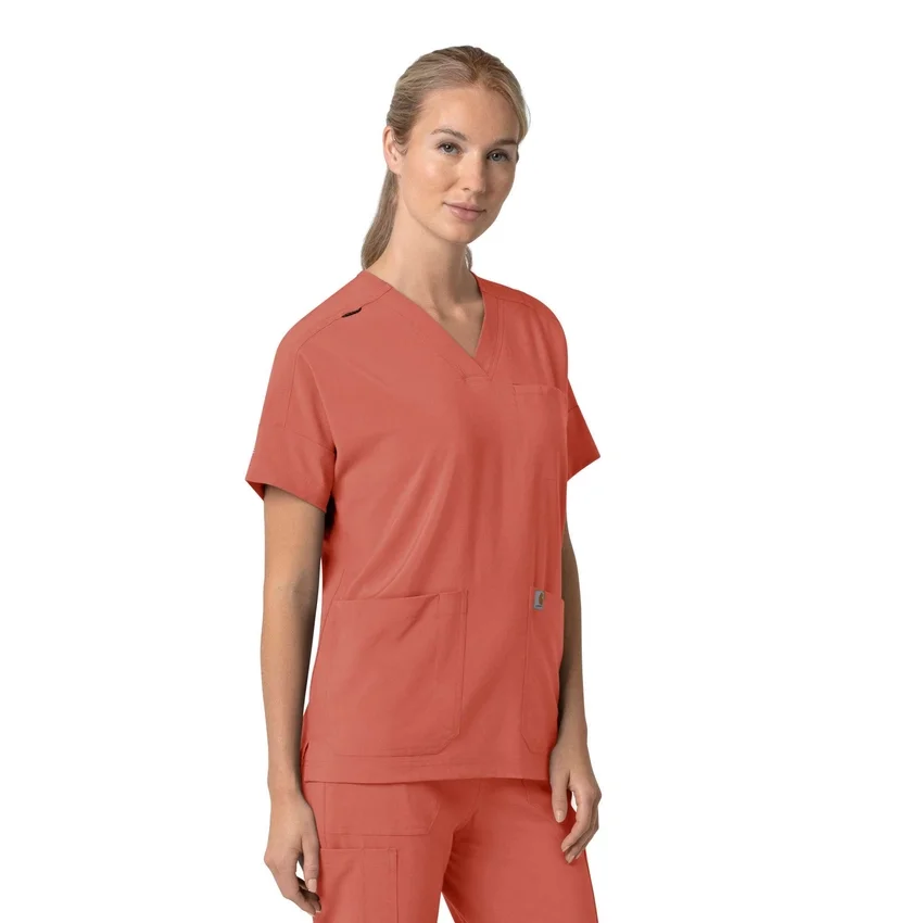 Force Cross-Flex Oversized-Obershirt mit V-Ausschnitt für Damen
