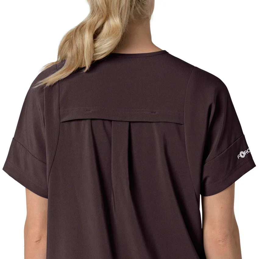 Force Cross-Flex Oversized-Obershirt mit V-Ausschnitt für Damen