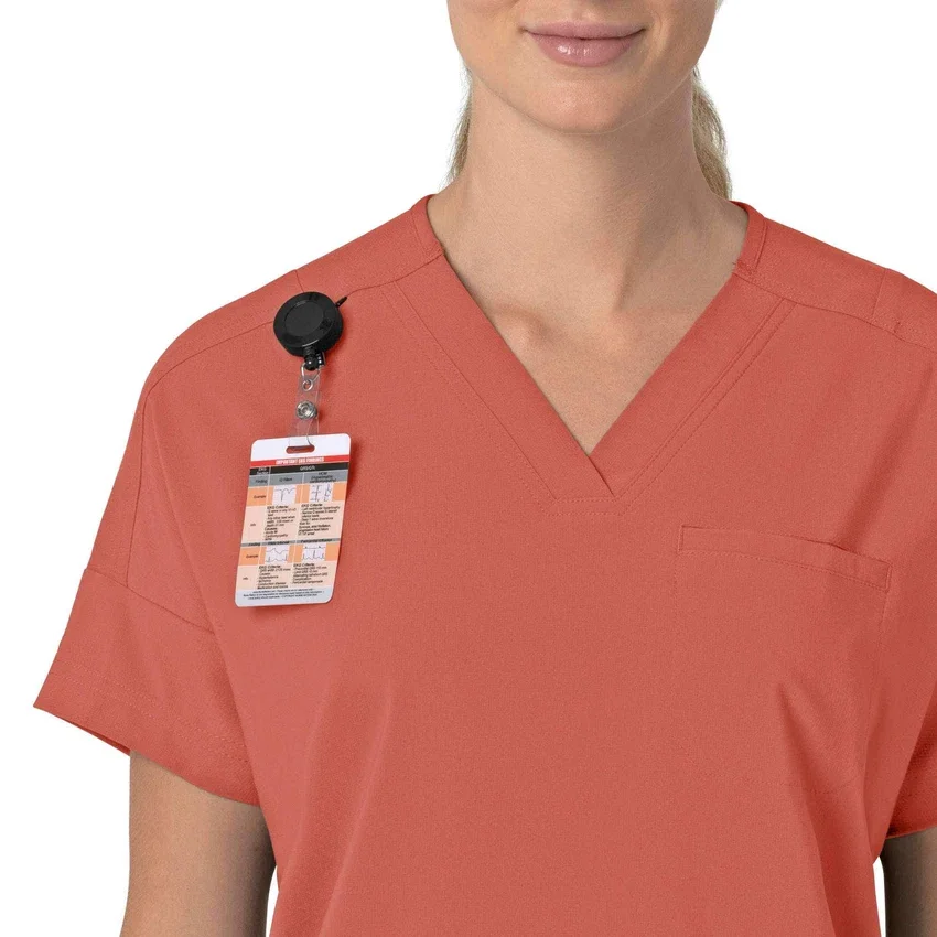Force Cross-Flex Oversized-Obershirt mit V-Ausschnitt für Damen