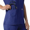 Force Cross-Flex Oversized-Obershirt mit V-Ausschnitt für Damen