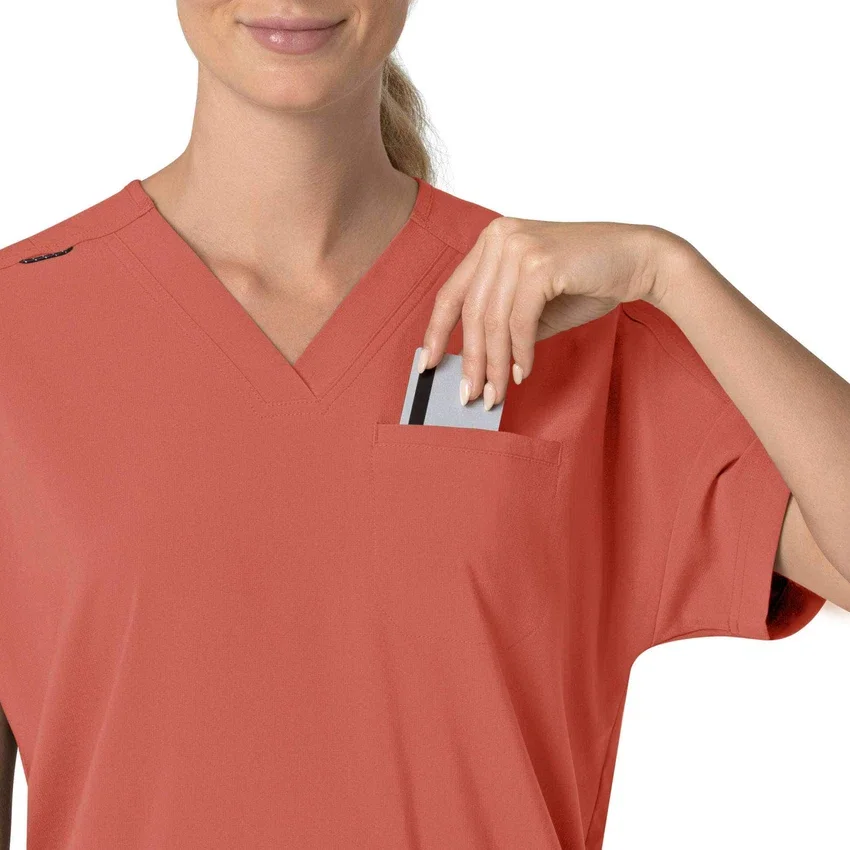 Force Cross-Flex Oversized-Obershirt mit V-Ausschnitt für Damen