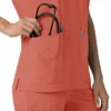 Force Cross-Flex Oversized-Obershirt mit V-Ausschnitt für Damen