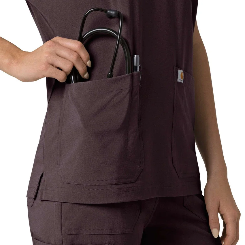 Force Cross-Flex Oversized-Obershirt mit V-Ausschnitt für Damen